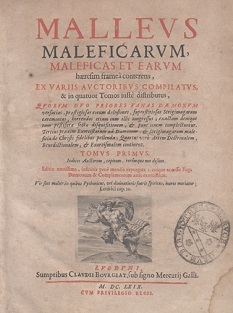 www.H2O-Consult.de - malleus maleficarum - Hexenhammer - die Erstausgabe erschien 1487